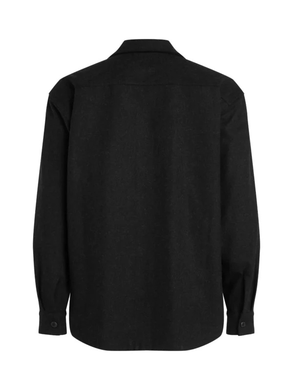 Jeans Wool Blend Overshirt, Ck Black